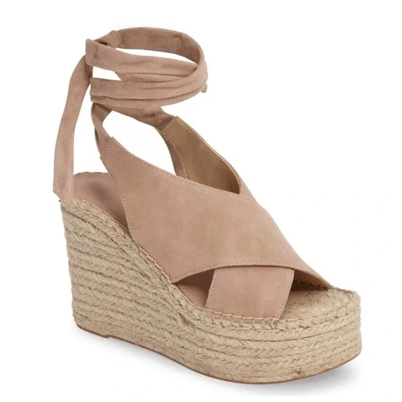 Marc Fisher Ltd Suede Andira Platform Wedge Sandal